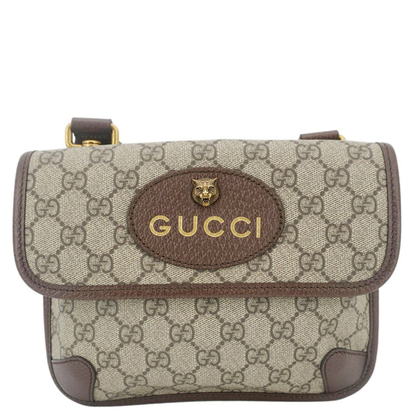 GUCCI Neo Small GG Supreme Canvas Crossbody Bag Beige 501050