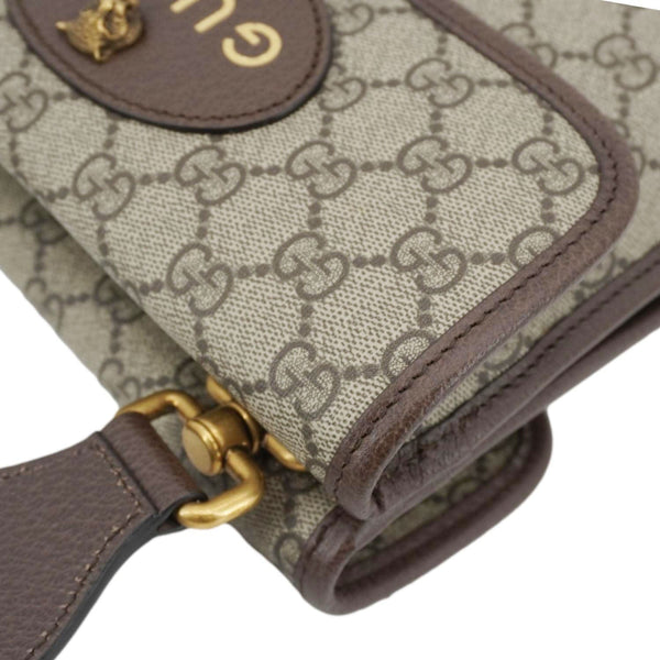 GUCCI Neo Small GG Supreme Canvas Crossbody Bag Beige 501050