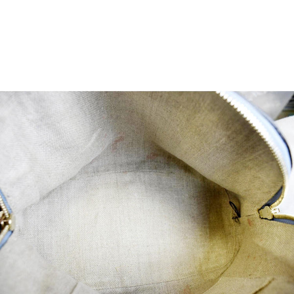 Gucci Mini Dome Leather Crossbody Bag Mineral in Blue - Inside