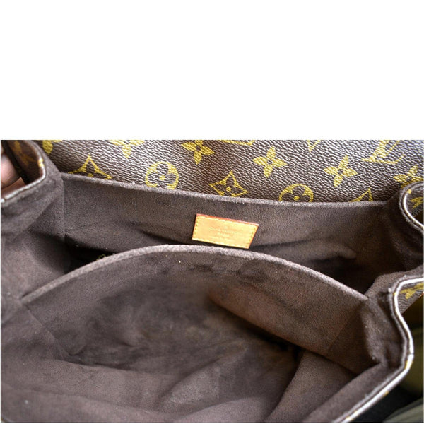 LOUIS VUITTON Metis Pochette Monogram Canvas Crossbody Bag Brown