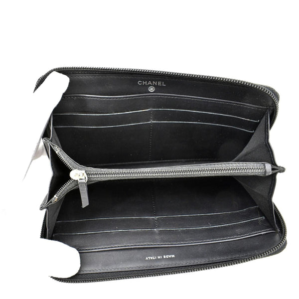 CHANEL Timeless CC Zipped Organizer Wallet Black