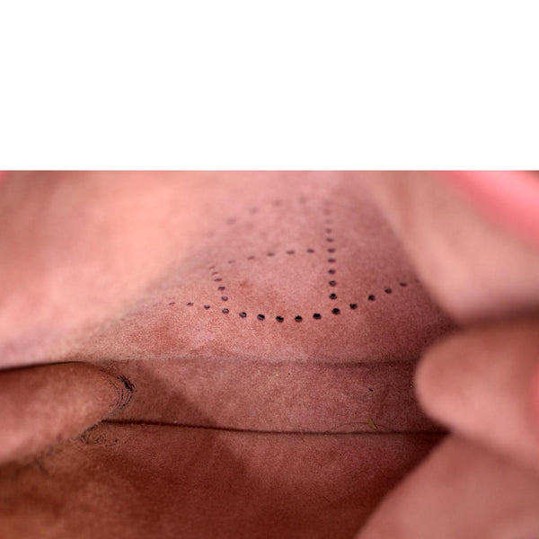 HERMES Women Maxi Evelyne Amazone TPM Clemence Leather Crossbody Bag Pink