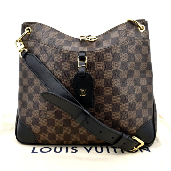 Louis Vuitton Odeon PM Monogram Canvas Crossbody Bag in brown color