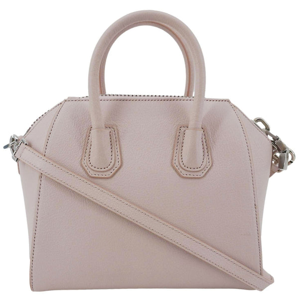 GIVENCHY Antigona Mini Leather Satchel Shoulder Bag Light pink