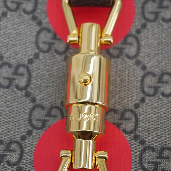 GUCCI Jackie 1961 Small GG Supreme Canvas Shoulder Bag Beige 678843