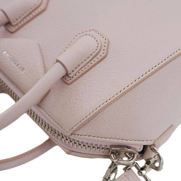 GIVENCHY Antigona Mini Leather Satchel Shoulder Bag Light pink