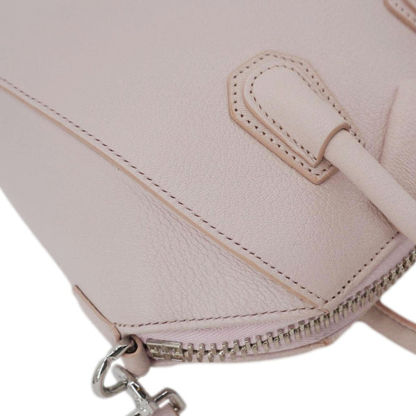 GIVENCHY Antigona Mini Leather Satchel Shoulder Bag Light pink