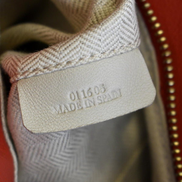 LOEWE Puzzle Medium Leather Shoulder Bag Red