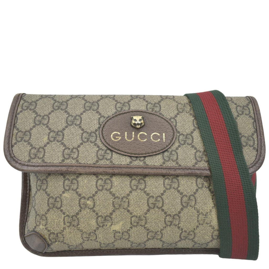 GUCCI Neo Vintage GG Supreme Belt Bag 'Brown' 493930-9C2VT-8745