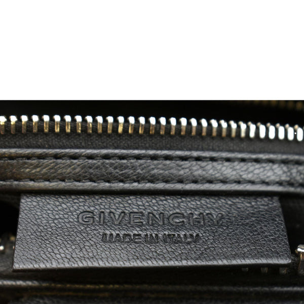 GIVENCHY Antigona Mini Leather Shoulder Bag Black