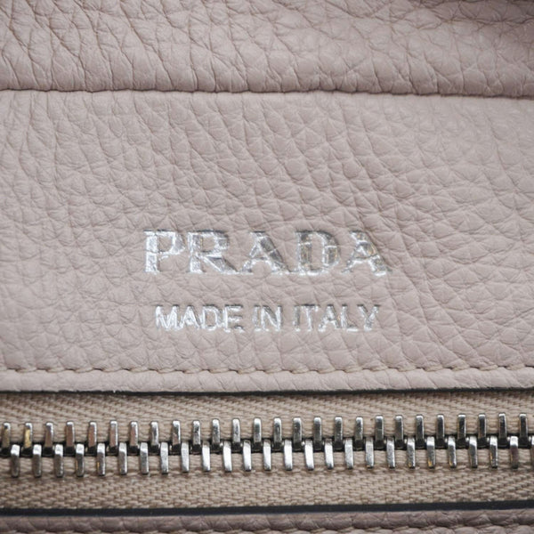 PRADA Vitello Daino Soft Leather Camera Shoulder Bag Beige