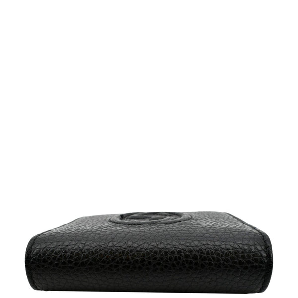 GUCCI Soho Leather Wallet Black 593207