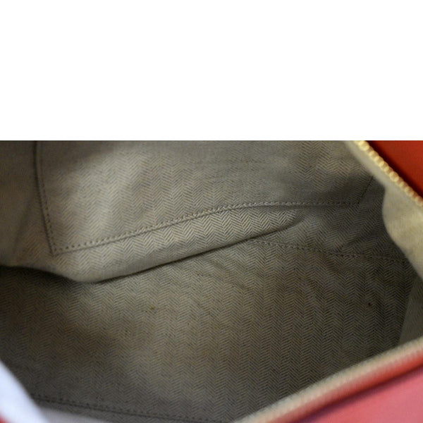 LOEWE Puzzle Medium Leather Shoulder Bag Red