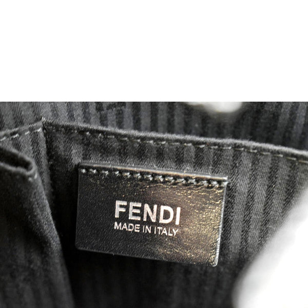 Fendi 2 Jours Patent Leather Shoulder Bag Black in color - Made in Italy