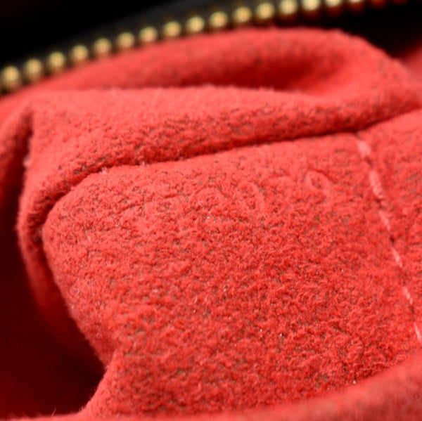 LOUIS VUITTON Sistina MM Damier Ebene Shoulder Bag Brown