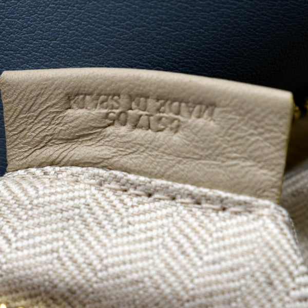 LOEWE Puzzle Medium Calfskin Leather Shoulder Bag Aqua Light Blue