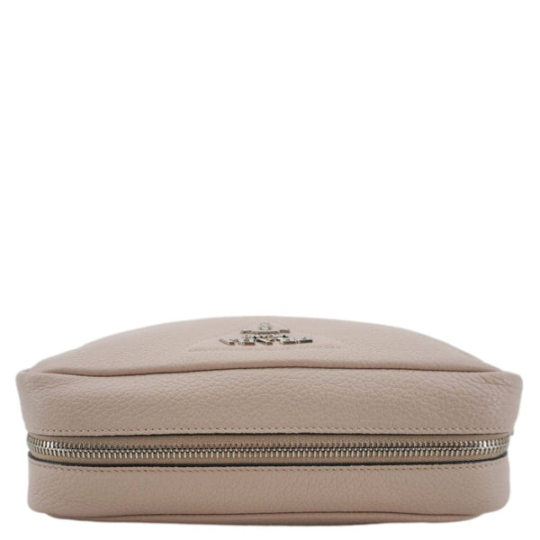 PRADA Vitello Daino Soft Leather Camera Shoulder Bag Beige