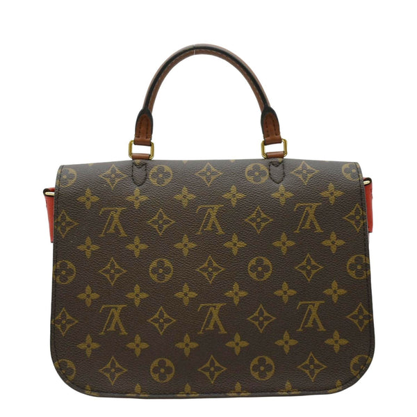 LOUIS VUITTON Vaugirard Monogram Canvas Shoulder Bag Coquelicot