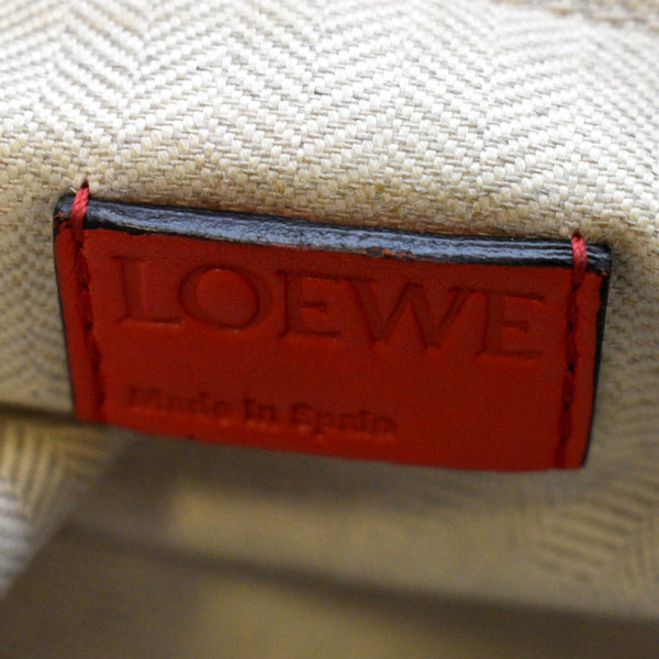 LOEWE Puzzle Medium Leather Shoulder Bag Red
