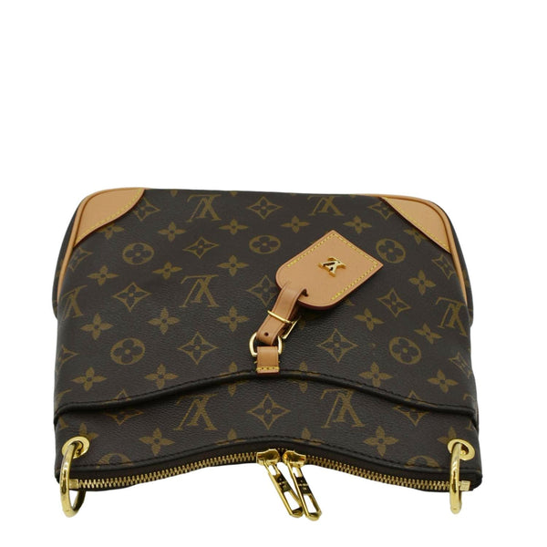 LOUIS VUITTON Odeon PM Shoulder Bag Brown upper look
