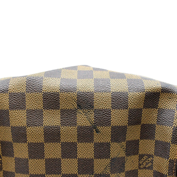 LOUIS VUITTON Sistina MM Damier Ebene Shoulder Bag Brown