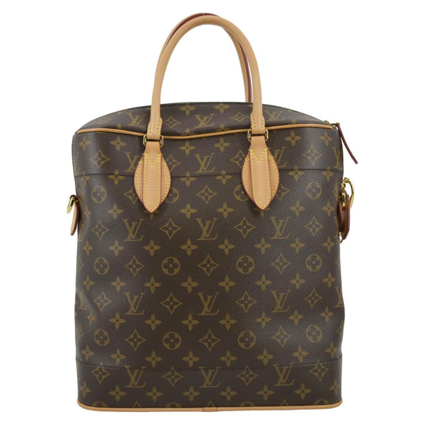 LOUIS VUITTON Carry All MM NM Monogram Canvas Shoulder Bag Brown