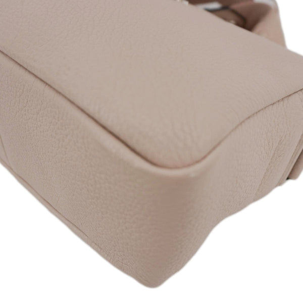 PRADA Vitello Daino Soft Leather Camera Shoulder Bag Beige