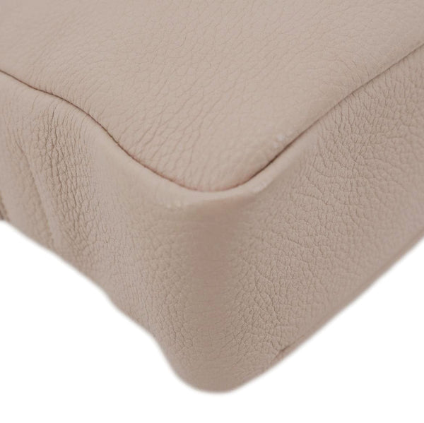 PRADA Vitello Daino Soft Leather Camera Shoulder Bag Beige