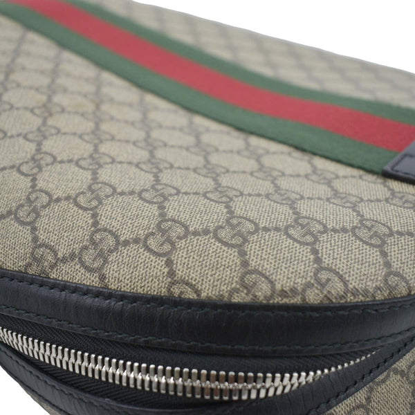 GUCCI Web GG Supreme Canvas Backpack Beige 443805