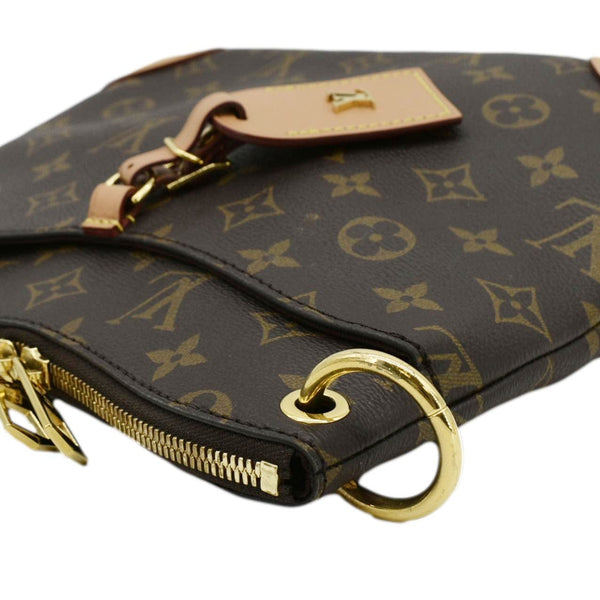 LOUIS VUITTON Odeon PM Monogram Canvas Shoulder Bag Brown