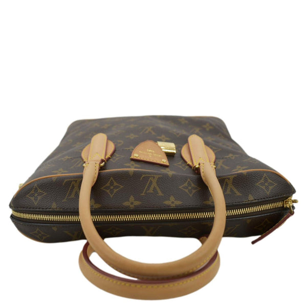 LOUIS VUITTON Carry All MM NM Monogram Canvas Shoulder Bag Brown