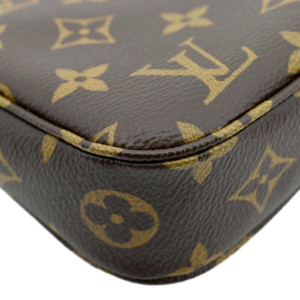Louis Vuitton Pochette Accessories Canvas Pouch Bag Brown Color - Bottom Left