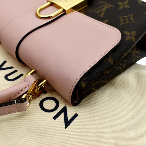 LOUIS VUITTON Locky BB Monogram Canvas Crossbody Bag Rose Poudré