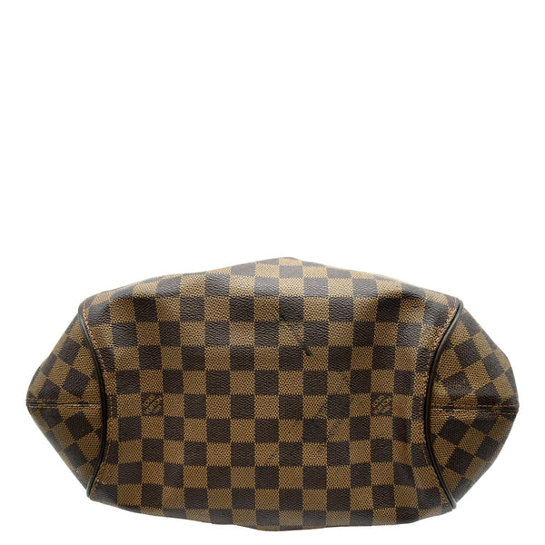 LOUIS VUITTON Sistina MM Damier Ebene Shoulder Bag Brown