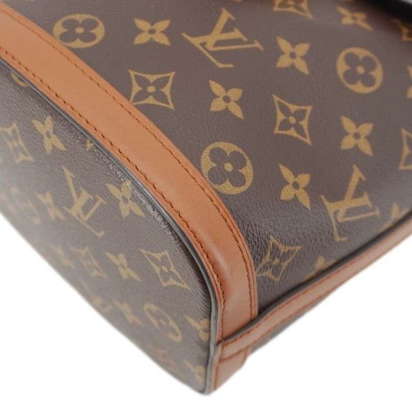 LOUIS VUITTON Dauphine PM Monogram Reverse Canvas Backpack Brown