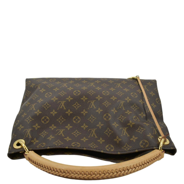 LOUIS VUITTON Artsy MM Monogram Canvas Hobo Bag Brown