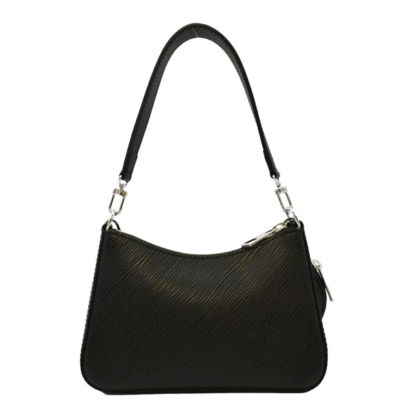 LOUIS VUITTON Marellini Epi Leather Shoulder Bag Black