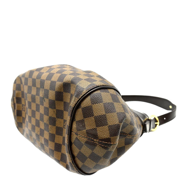 LOUIS VUITTON Sistina MM Damier Ebene Shoulder Bag Brown