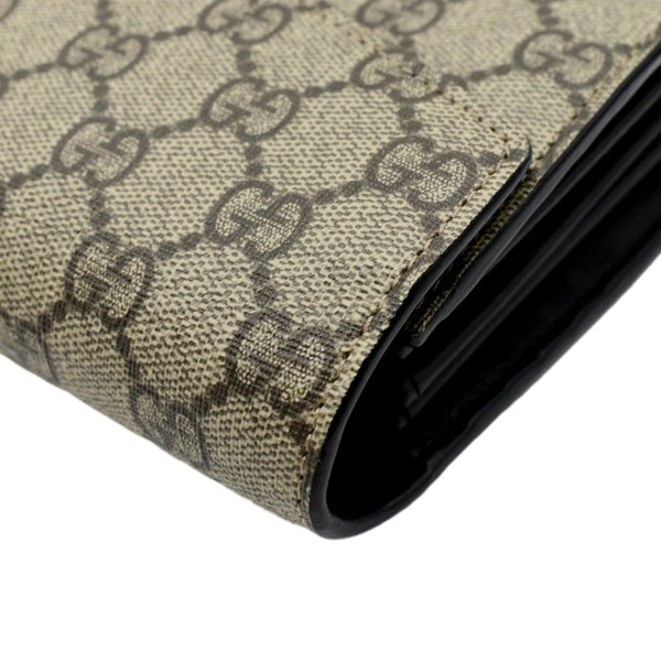 GUCCI Dionysus GG Supreme Crossbody Chain Wallet Beige 401231