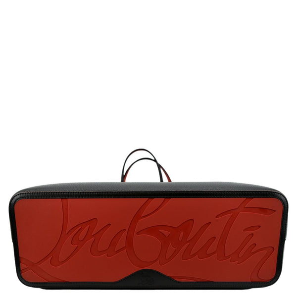 CHRISTIAN LOUBOUTIN Cabata Large Empire Paris Leather Tote Bag Black