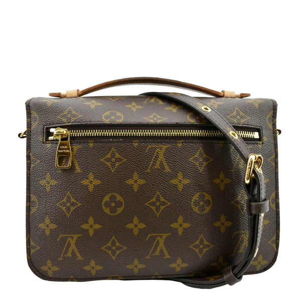 LOUIS VUITTON Metis Pochette Monogram Canvas Crossbody Bag Brown