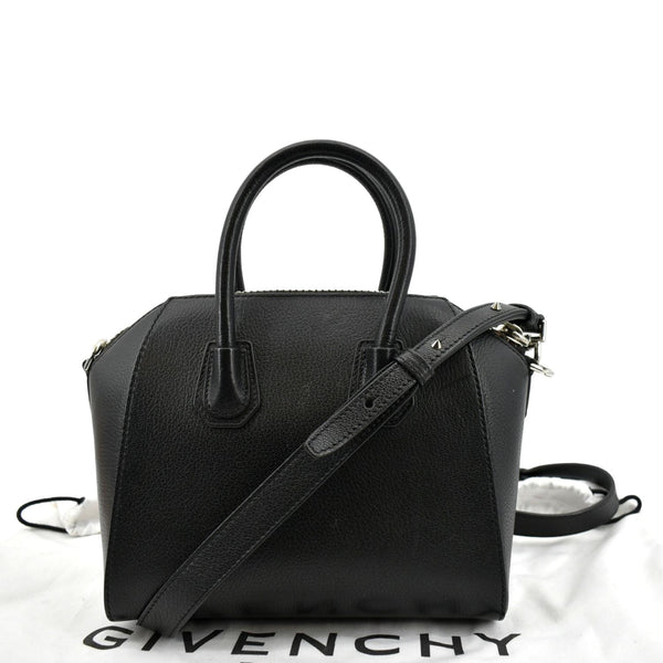 GIVENCHY Antigona Mini Leather Shoulder Bag Black