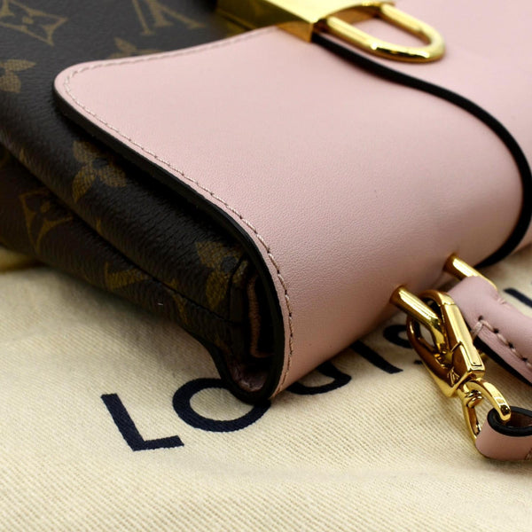 LOUIS VUITTON Locky BB Monogram Canvas Crossbody Bag Rose Poudré