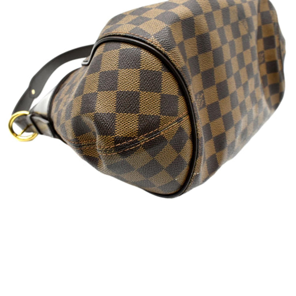 LOUIS VUITTON Sistina MM Damier Ebene Shoulder Bag Brown