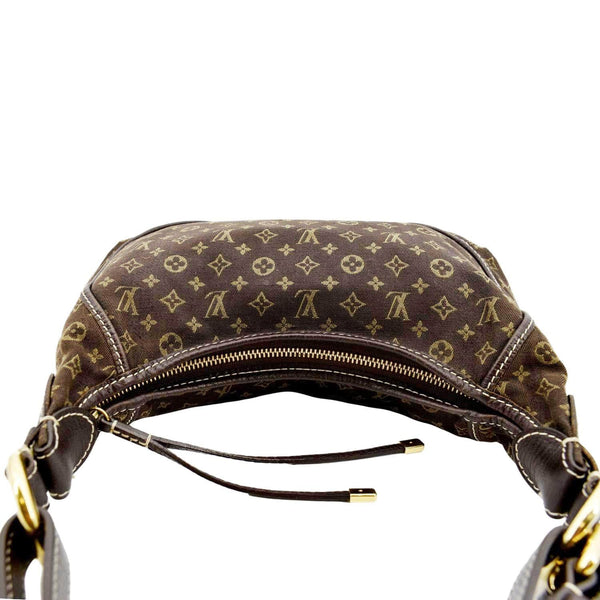 Louis Vuitton Manon PM Mini Lin Monogram Hobo Bag in Brown Color - Top