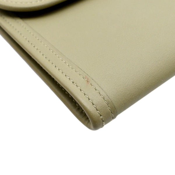 HERMES Jige Elan 29 Calfskin Leather Clutch Wallet Trench