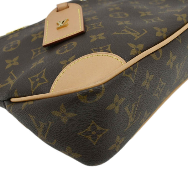 LOUIS VUITTON Odeon PM Monogram Canvas Shoulder Bag Brown