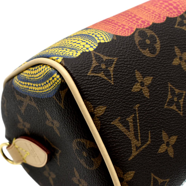 LOUIS VUITTON LV x YK Speedy Bandouliere 20 Monogram Canvas Shoulder Bag Multicolor