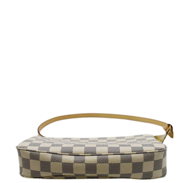 LOUIS VUITTON Pochette Damier Azur Accessoires Pouch White