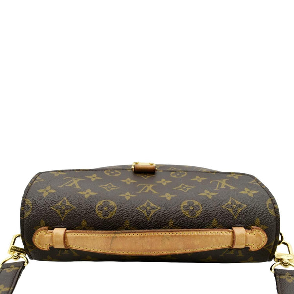LOUIS VUITTON Metis Pochette Monogram Canvas Crossbody Bag Brown